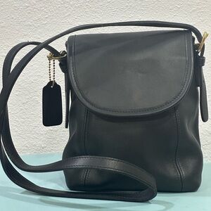 Coach Vintage Leather SoHo Flap Small Crossbody Bag #4108